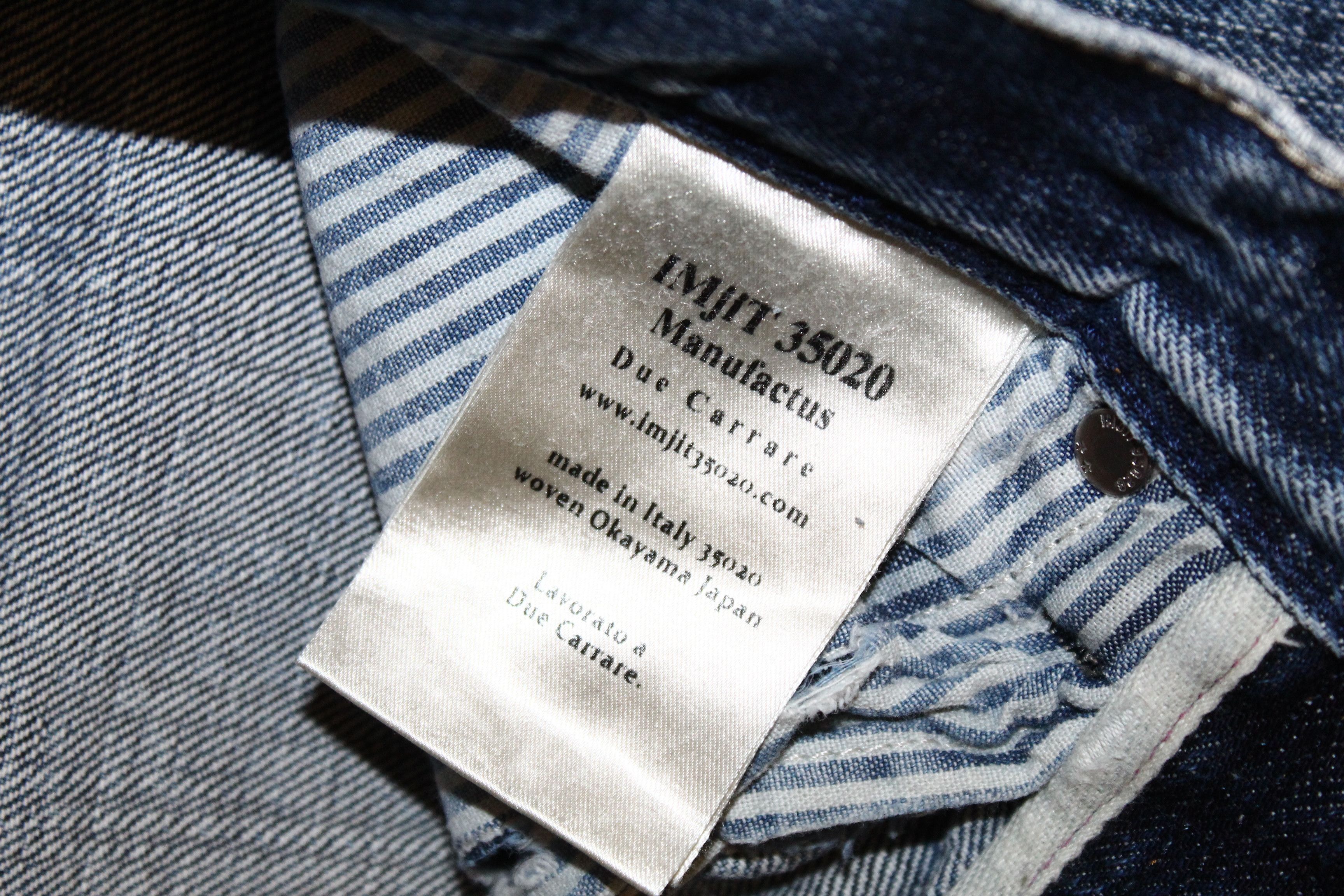 Blue Blue Japan IMjiT35020 803s AGHI 14oz selvedge natural faded jeans Size US 32 / EU 48 - 13 Thumbnail