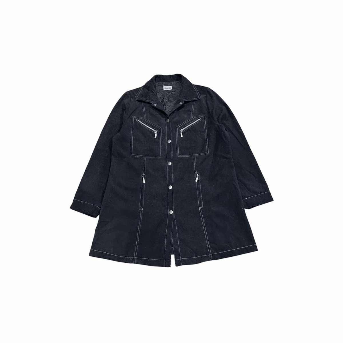 Hysteric Glamour × Japanese Brand × Seditionaries 🔥Sick Y2K Japanese Punk Velvet Shirt Zipper Goth Punk Size US XL / EU 56 / 4 - 5 Thumbnail