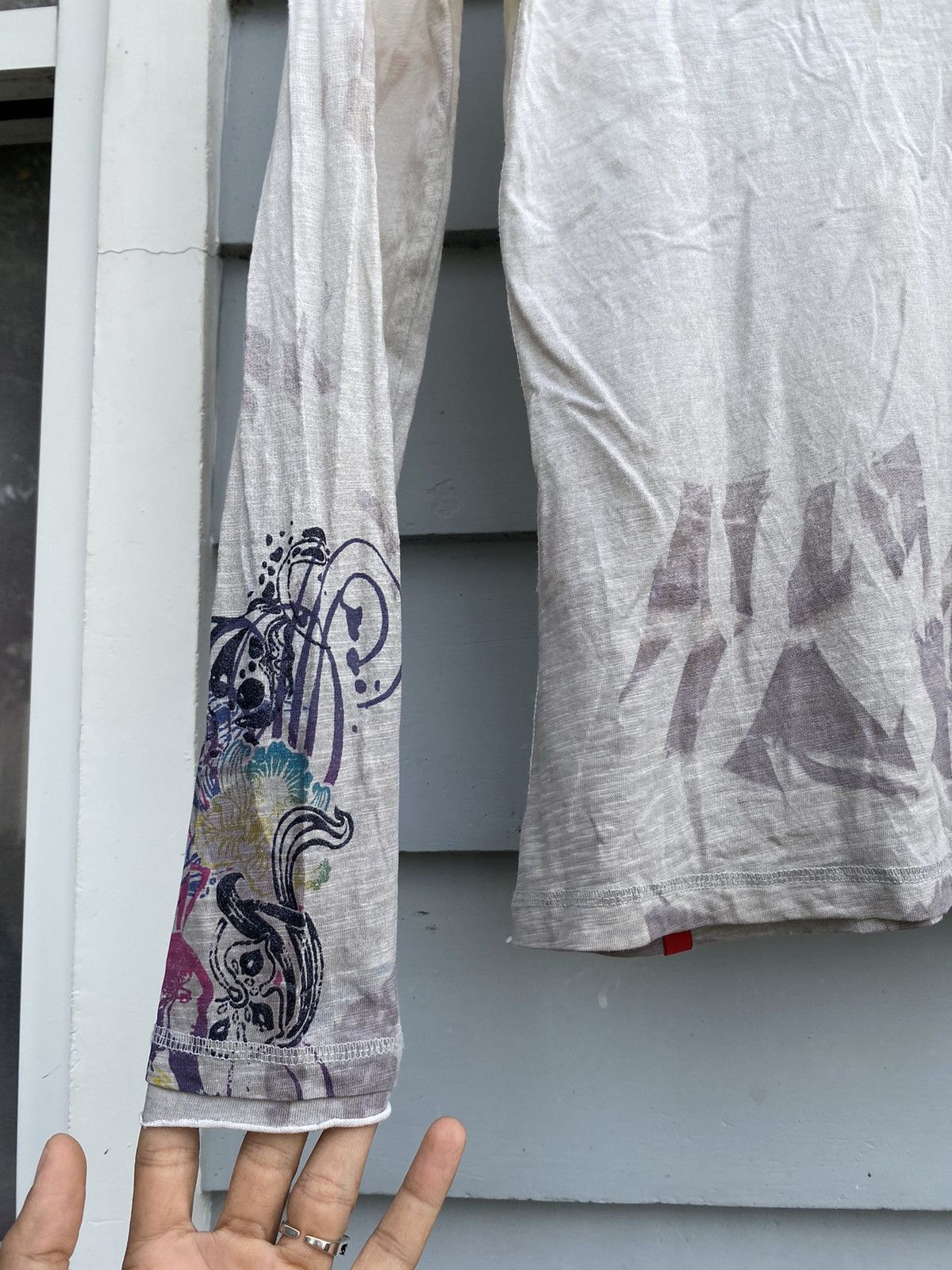 Esprit Esprit Psychedelic Graphic with Crazy Details & Crazy Design Size L / US 10 / IT 46 - 16 Thumbnail