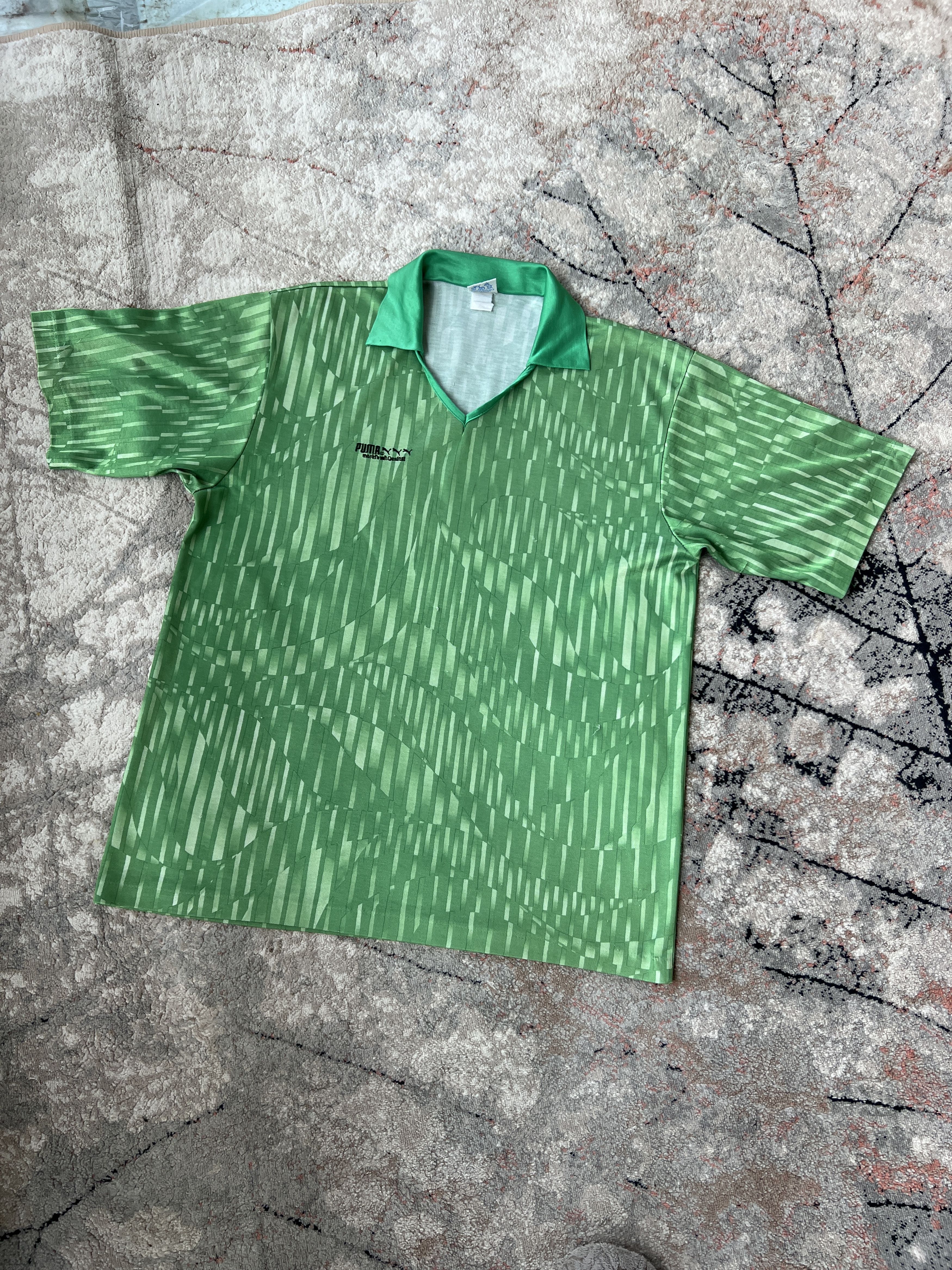Puma Puma Macht's Mit Qualitat Vintage Football Jersey Size US XL / EU 56 / 4 - 1 Thumbnail
