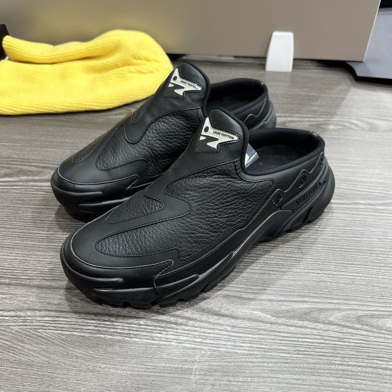 Louis Vuitton Louis Vuitton Runner Tatic Black Slip-On Shoes - Size US 8.5 / EU 41-42 - 1 Thumbnail