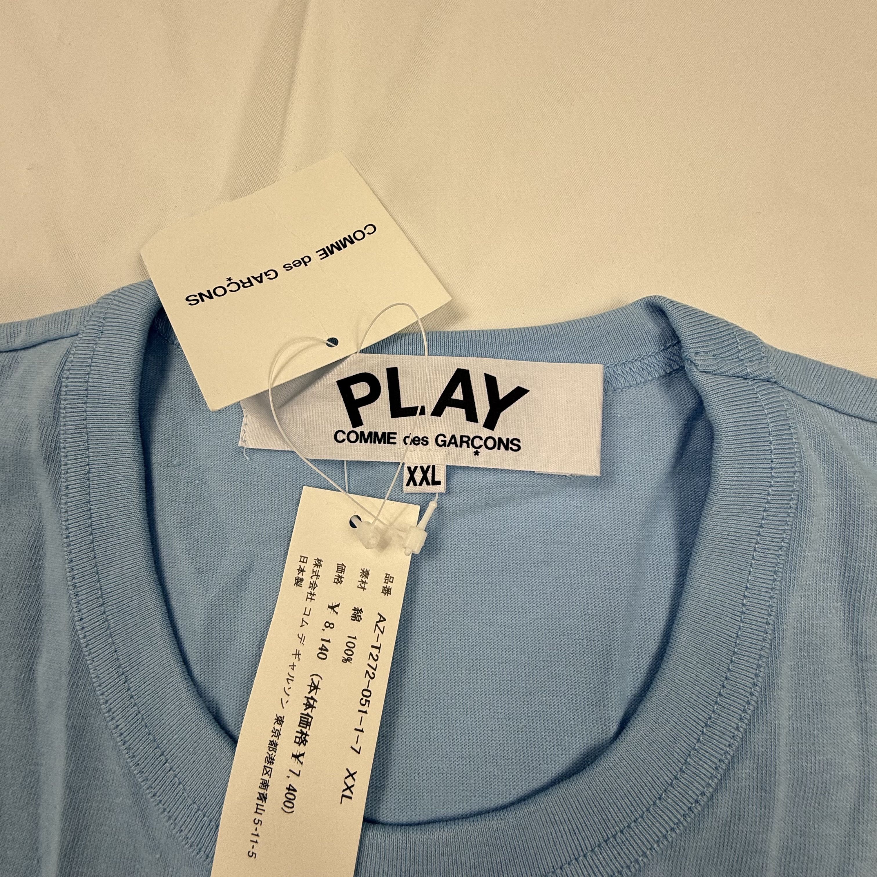 Comme des Garcons Comme des Garcons Play Heart Logo T-Shirt XXL Made in Japan Size US XXL / EU 58 / 5 - 3 Thumbnail