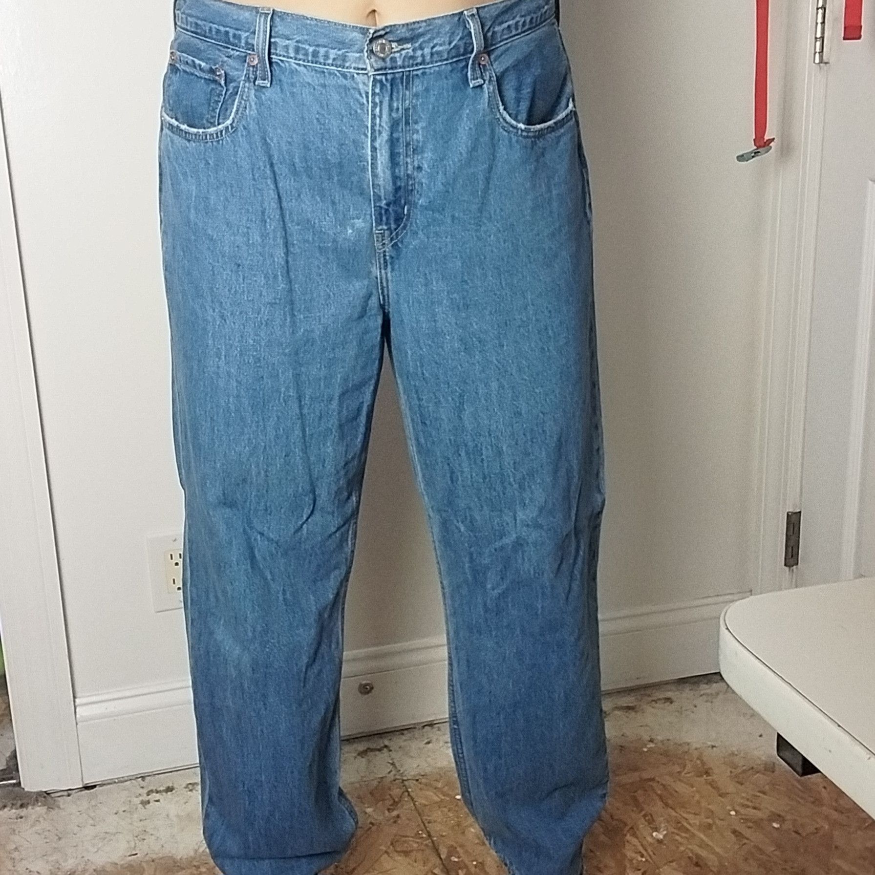 Levi's Low pro straight jeans Size 33" - 1 Thumbnail