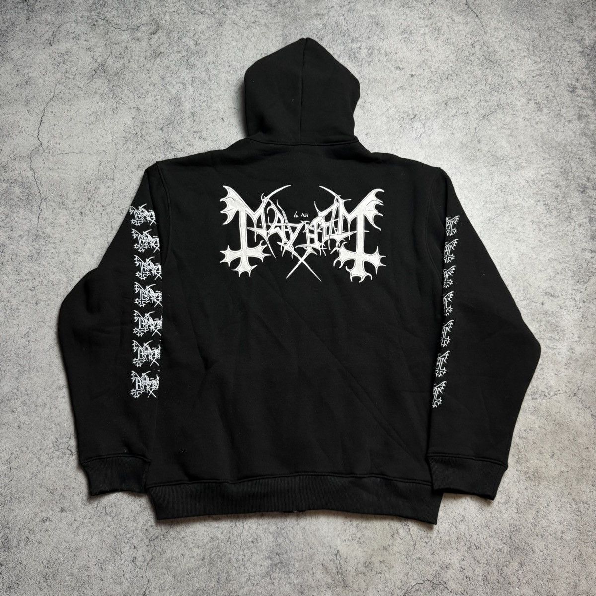 Band Tees Vintage Mayhem Zip Hoodie Size US XL / EU 56 / 4 - 2 Thumbnail