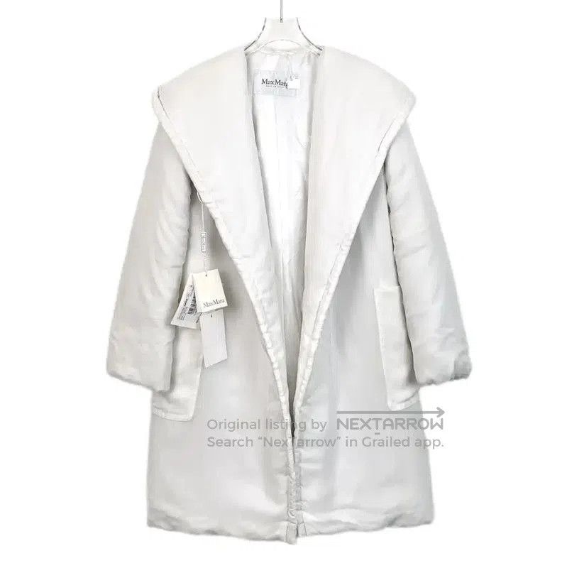Max Mara MaxMara White Silk Women's Cotton Jacket . Size S / US 4 / IT 40 - 1 Thumbnail