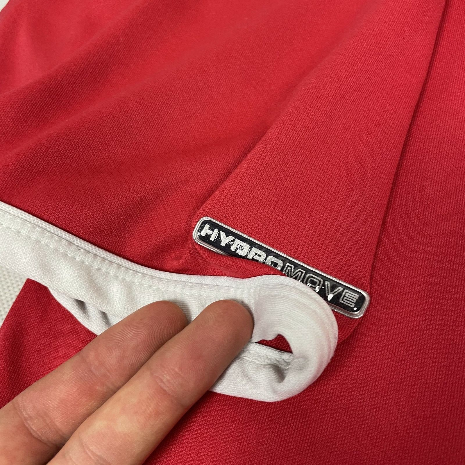 Reebok Reebok Hydromove Mens Red White V-Neck Liverpool F.C. Jersey Size US L / EU 52-54 / 3 - 6 Thumbnail
