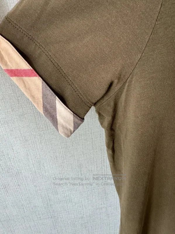 Burberry Burberry Summer Green Cotton Logo T-Shirt. Size M / US 6-8 / IT 42-44 - 4 Thumbnail