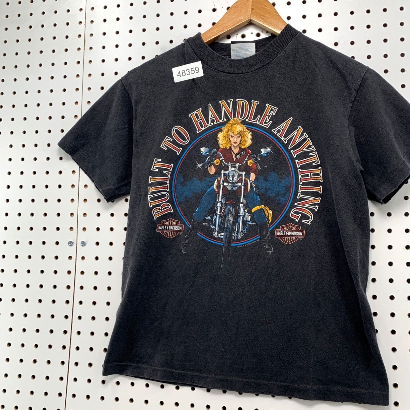 Harley Davidson VINTAGE Harley-Davidson Graphic T Shirt Women S Black 1993 Baton Rouge USA Harley-Davidson Graphic T Shirt Women S Black 1993 Baton Rouge USA Size S / US 4 / IT 40 - 4 Thumbnail