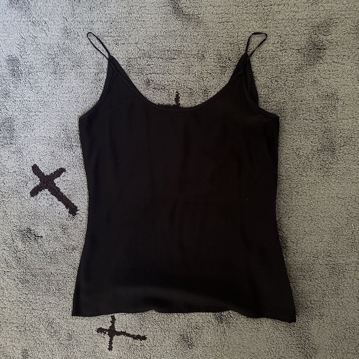 image of Christian Dior Spring 1995 Silk Camisole Archive Vintage in Black, Women's (Size Small)