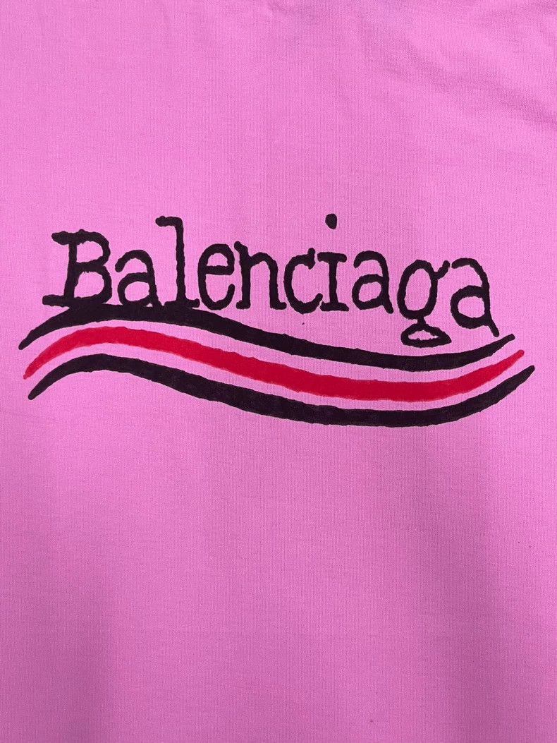 Balenciaga Balenciaga Logo printed pullover T-shirt with short sleeve Size M / US 6-8 / IT 42-44 - 3 Thumbnail