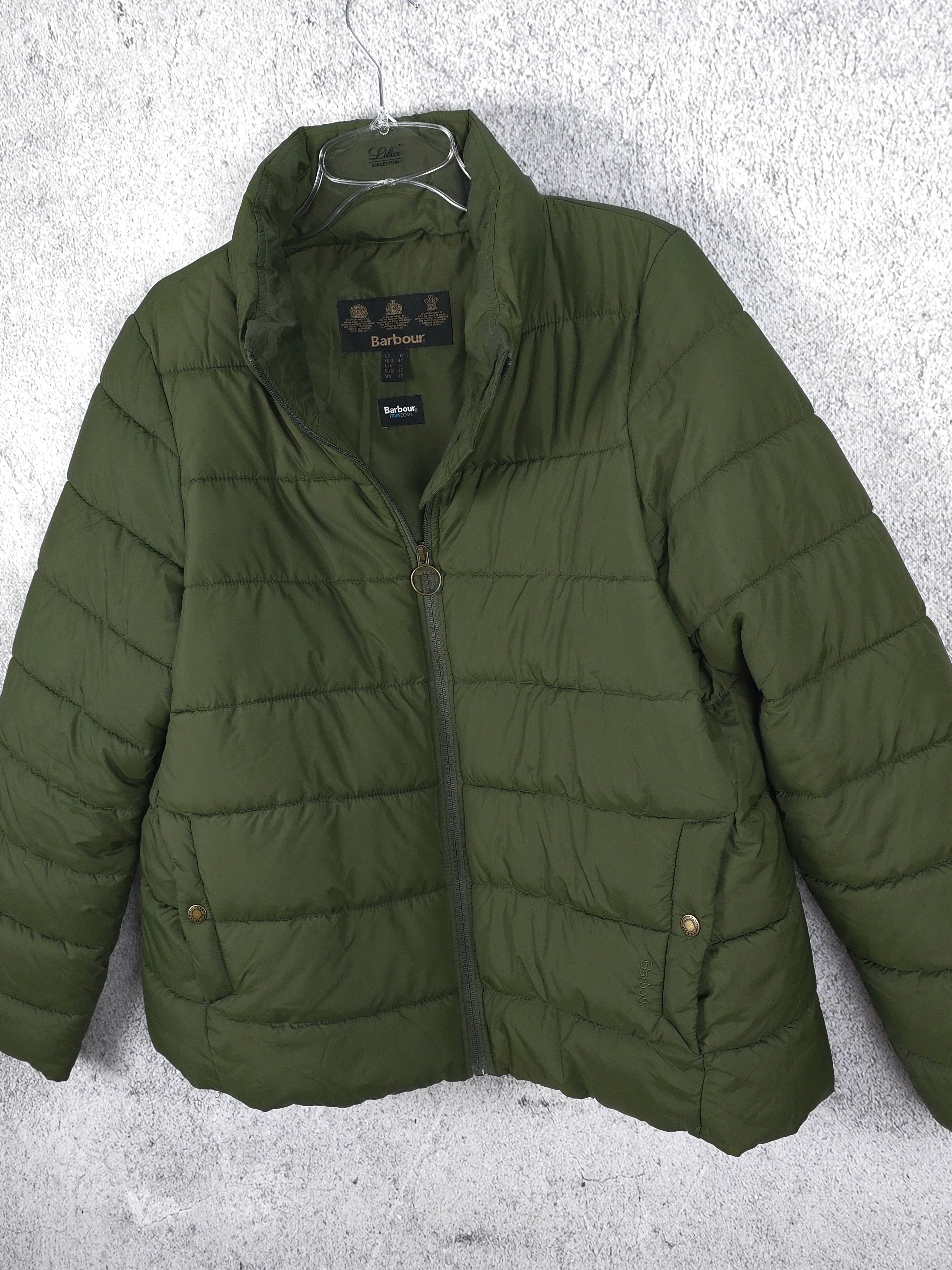 Barbour Barbour Quilted Hinton jacket fibredown XXL women khaki Size XXL / US 16-18 / IT 52-54 - 2 Thumbnail