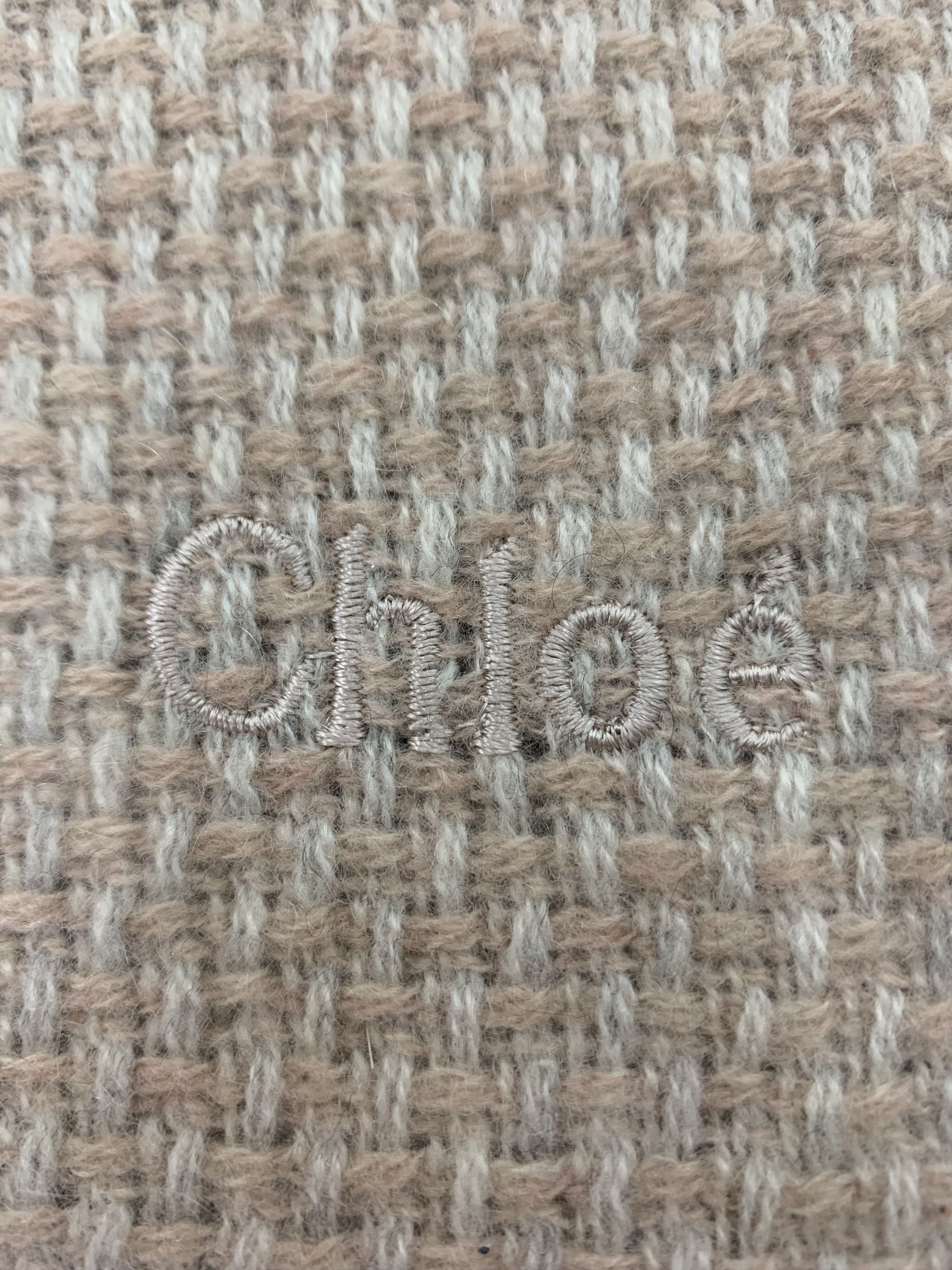 Chloe 90s Chloe Scarf Cashmere Muffler Neck Wrap BL2064 Size ONE SIZE - 5 Thumbnail