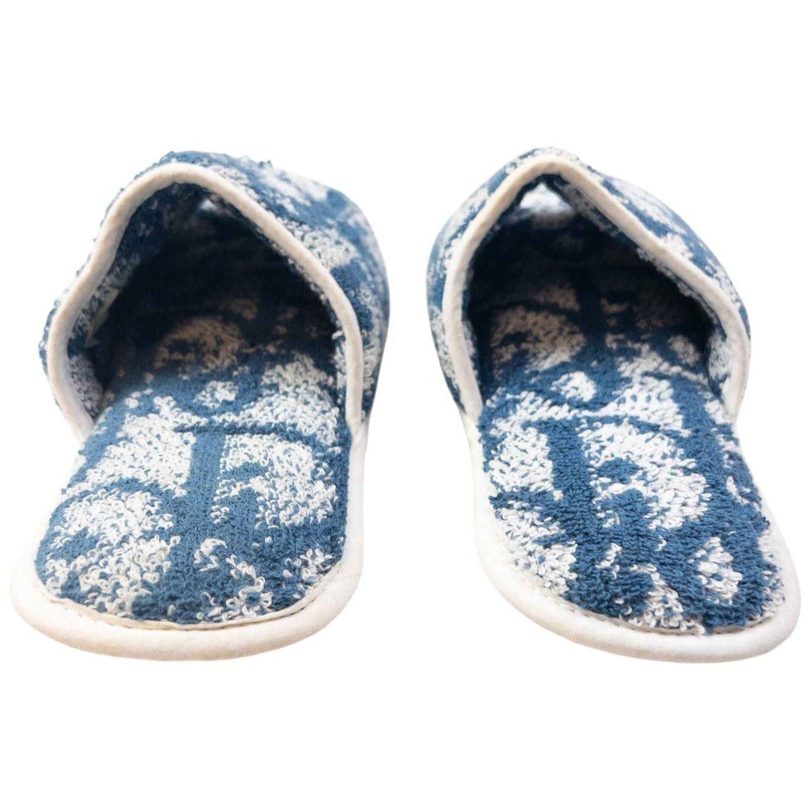 Dior Vintage Dior Monogram Terry Cloth Slippers Size UK 10 Size US 11 / EU 44 - 5 Thumbnail