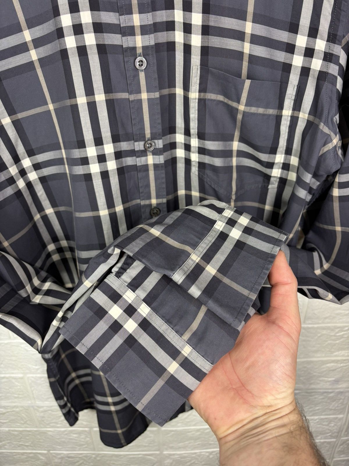 Burberry Burberry London Nova Check Long Sleeve Shirt Size M Size US M / EU 48-50 / 2 - 9 Thumbnail