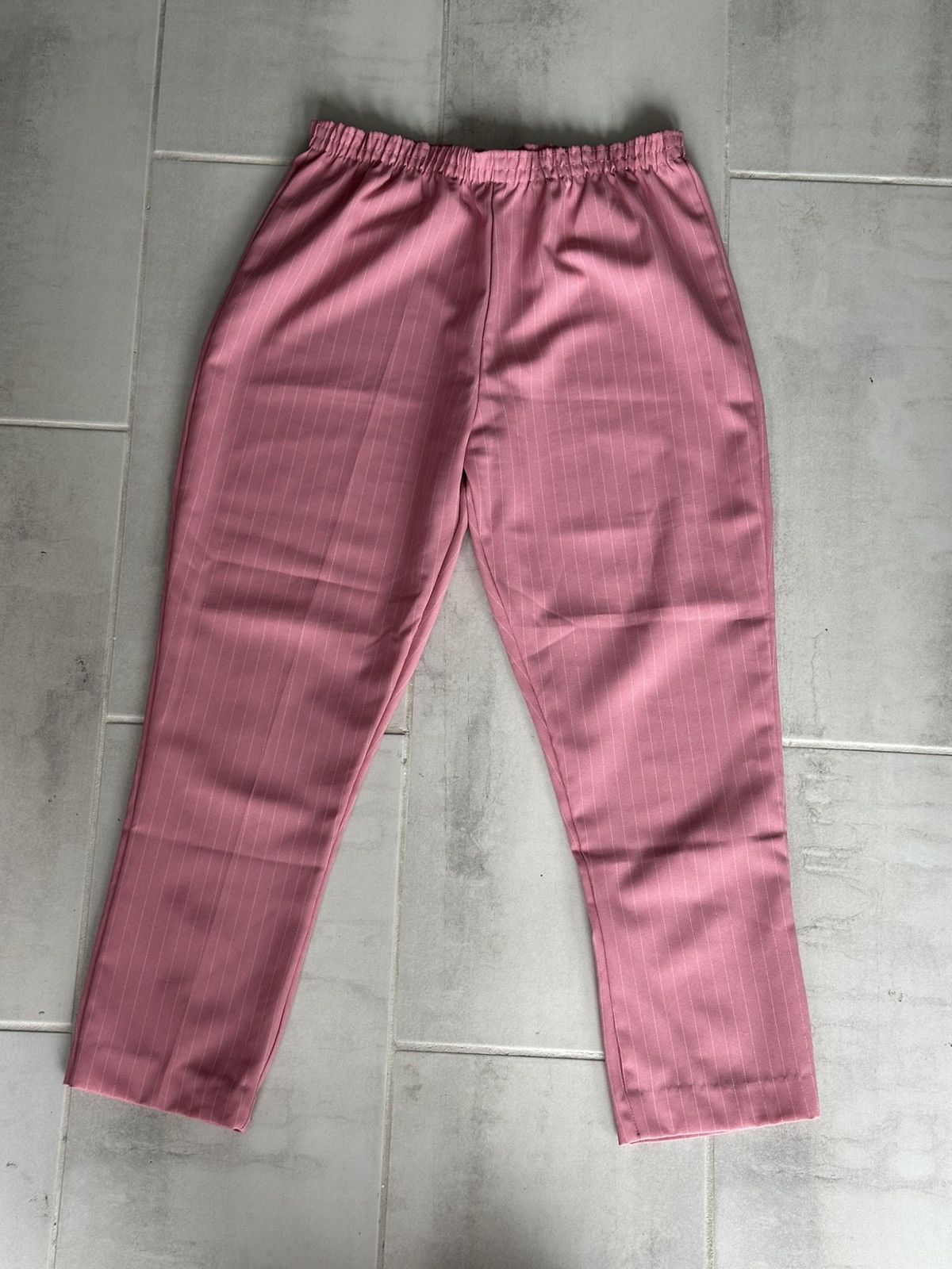 Vintage Pink Pinstripe 70’s Pants Size 36" / US 14 / IT 50 - 1 Thumbnail