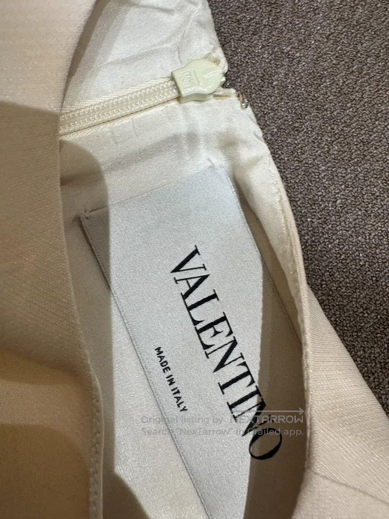 Valentino Valentino Yellow and white color-blocked slim dress Size M / US 6-8 / IT 42-44 - 5 Thumbnail