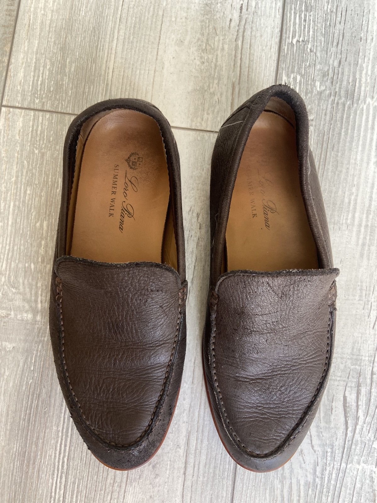 Loro Piana Loro Piana Summer Walk Leather Loafer Size US 9 / EU 42 - 2 Thumbnail
