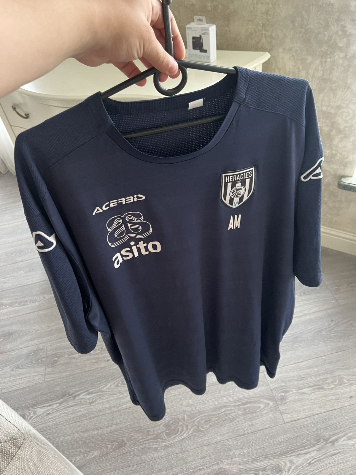 Other Heracles Almelo Acerbis Training Shirt Asito Sponsor Navy Size US XXL / EU 58 / 5 - 15 Thumbnail