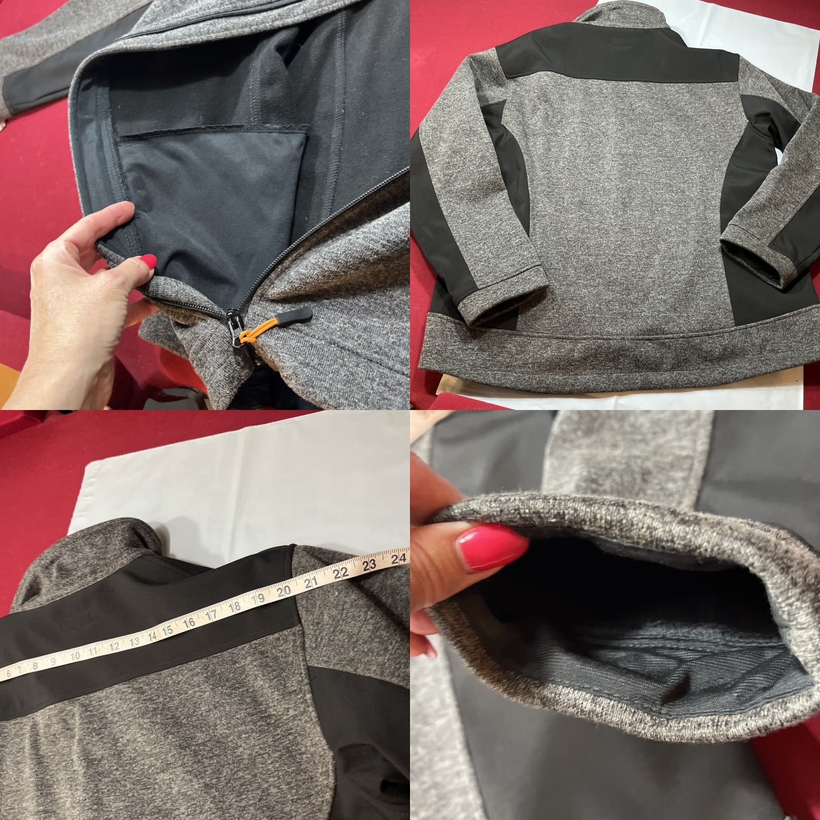 Vintage NRA Gray Black JACKET National Rifle Assoc. Tactical Soft Shell Pocket Lined L Mens Regular Size Size US L / EU 52-54 / 3 - 9 Thumbnail