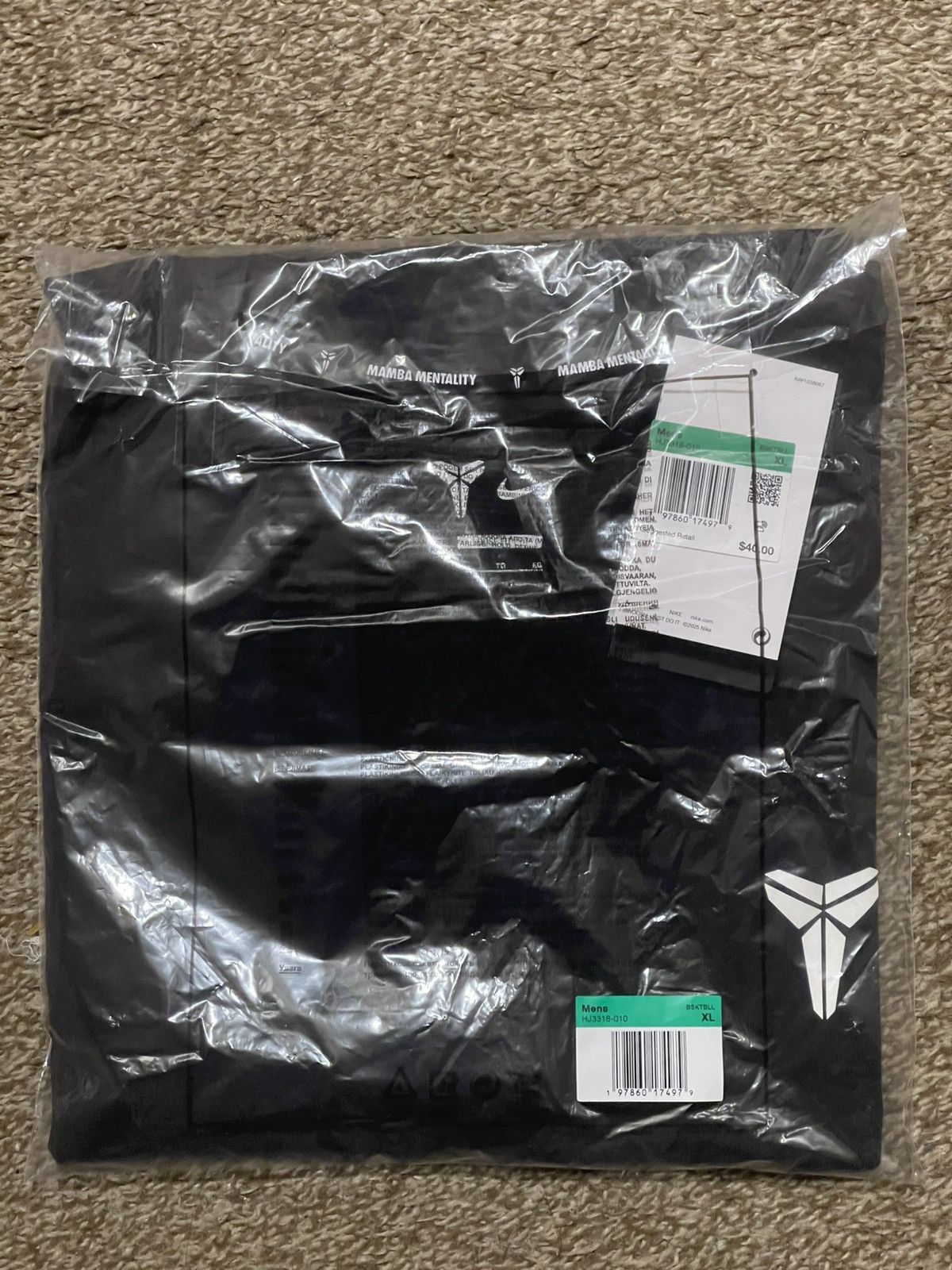 Nike *New* Nike x Kobe Basketball T-Shirt / Mamba Mentality Size US XL / EU 56 / 4 - 1 Thumbnail