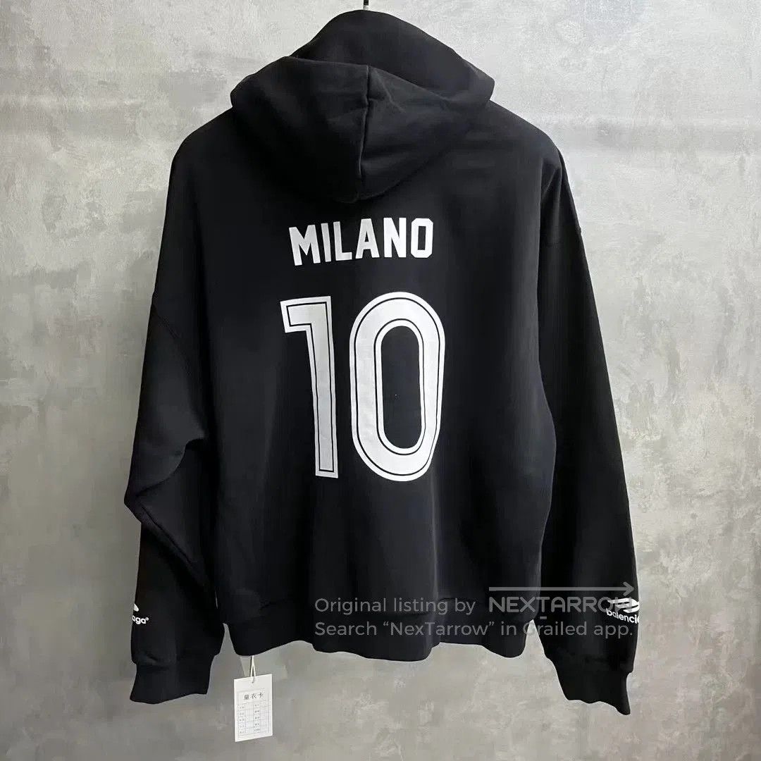 Balenciaga Balenciaga Letter Number Print Hooded Sweatshirt. Size US L / EU 52-54 / 3 - 5 Thumbnail