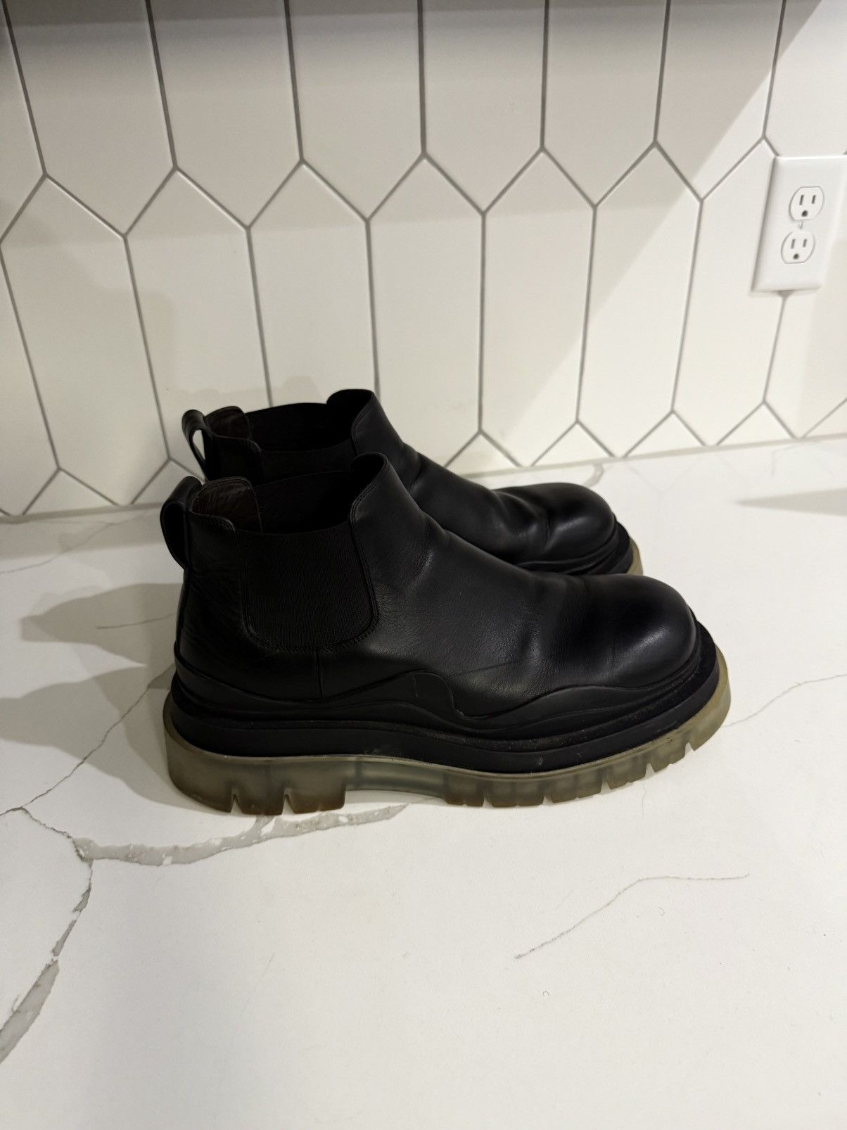 Bottega Veneta Bottega Veneta Bv Tire Boots Size US 13 / EU 46 - 2 Thumbnail