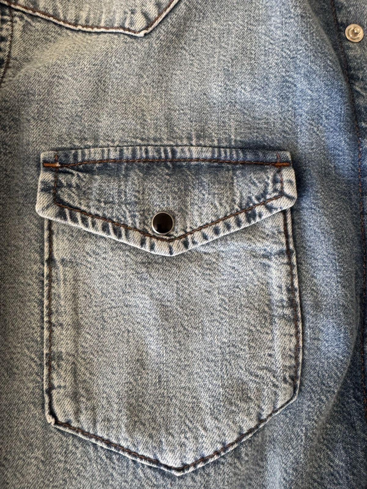 Frame FRAME Denim Western Snap Shirt Size US M / EU 48-50 / 2 - 4 Thumbnail