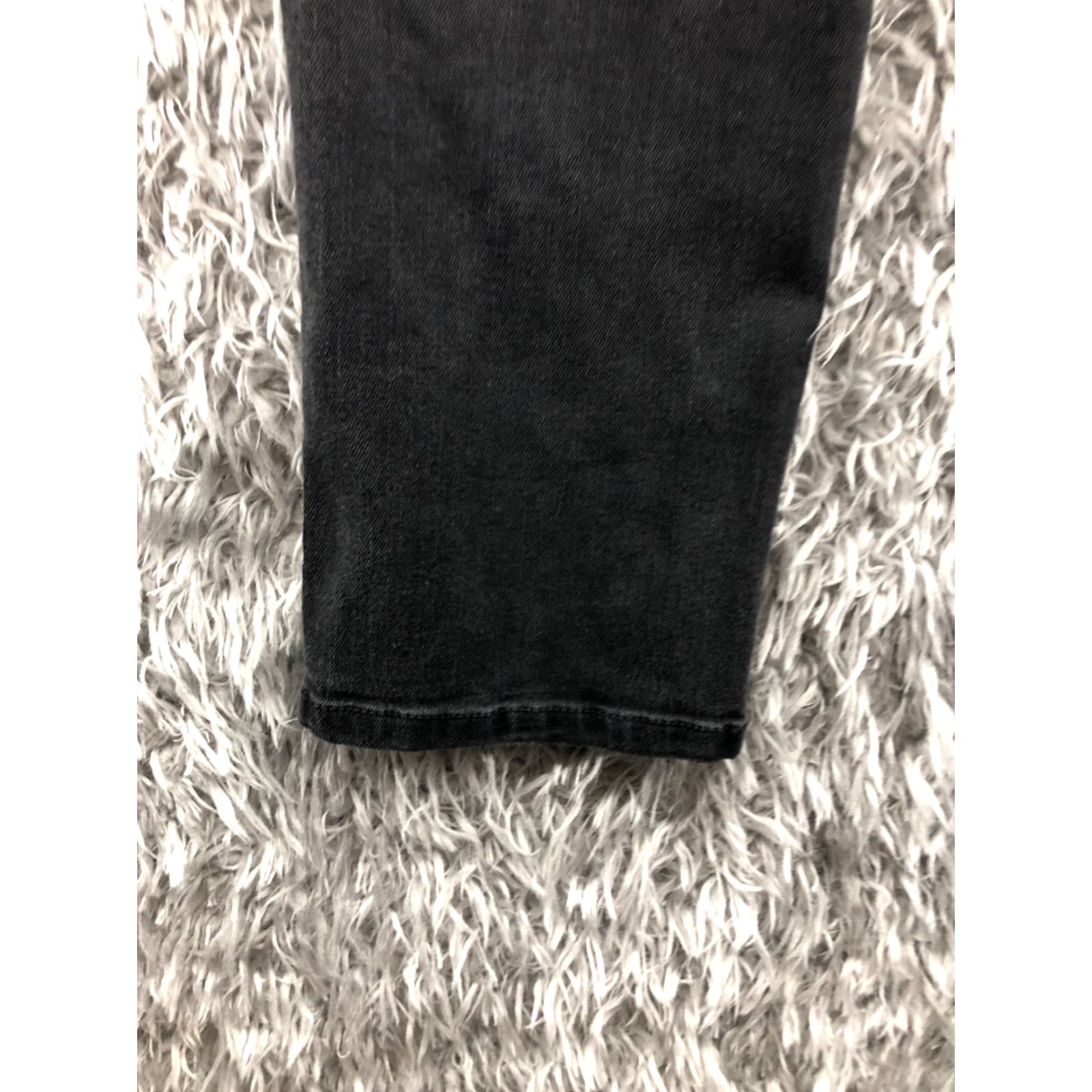 Vintage St John's Bay Jeans Slim Straight Leg Dark Wash Black Size 6 Short Womens Regular Fit 5-Pocket Denim with Belt Loops Size 28" / US 6 / IT 42 - 7 Thumbnail