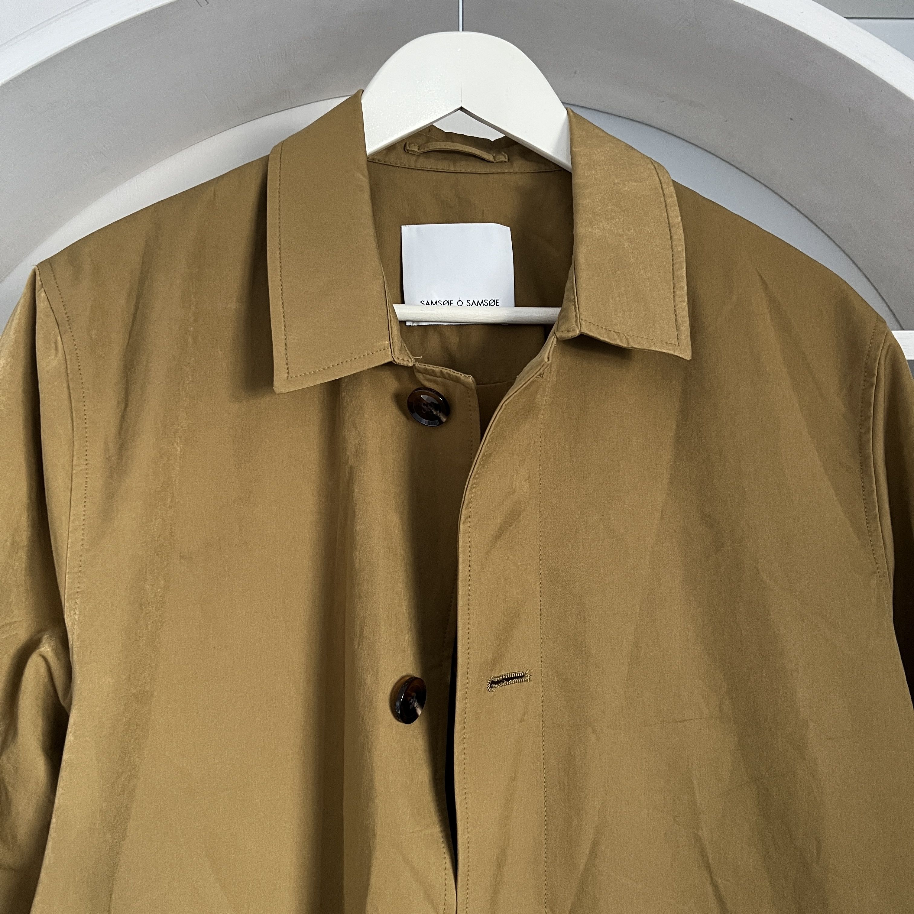 Japanese Brand × Samsoe Samsoe Men's SAMSOE SAMSOE BUSHMEN Long Brown Bronze Coast Size XL Size US XL / EU 56 / 4 - 4 Thumbnail