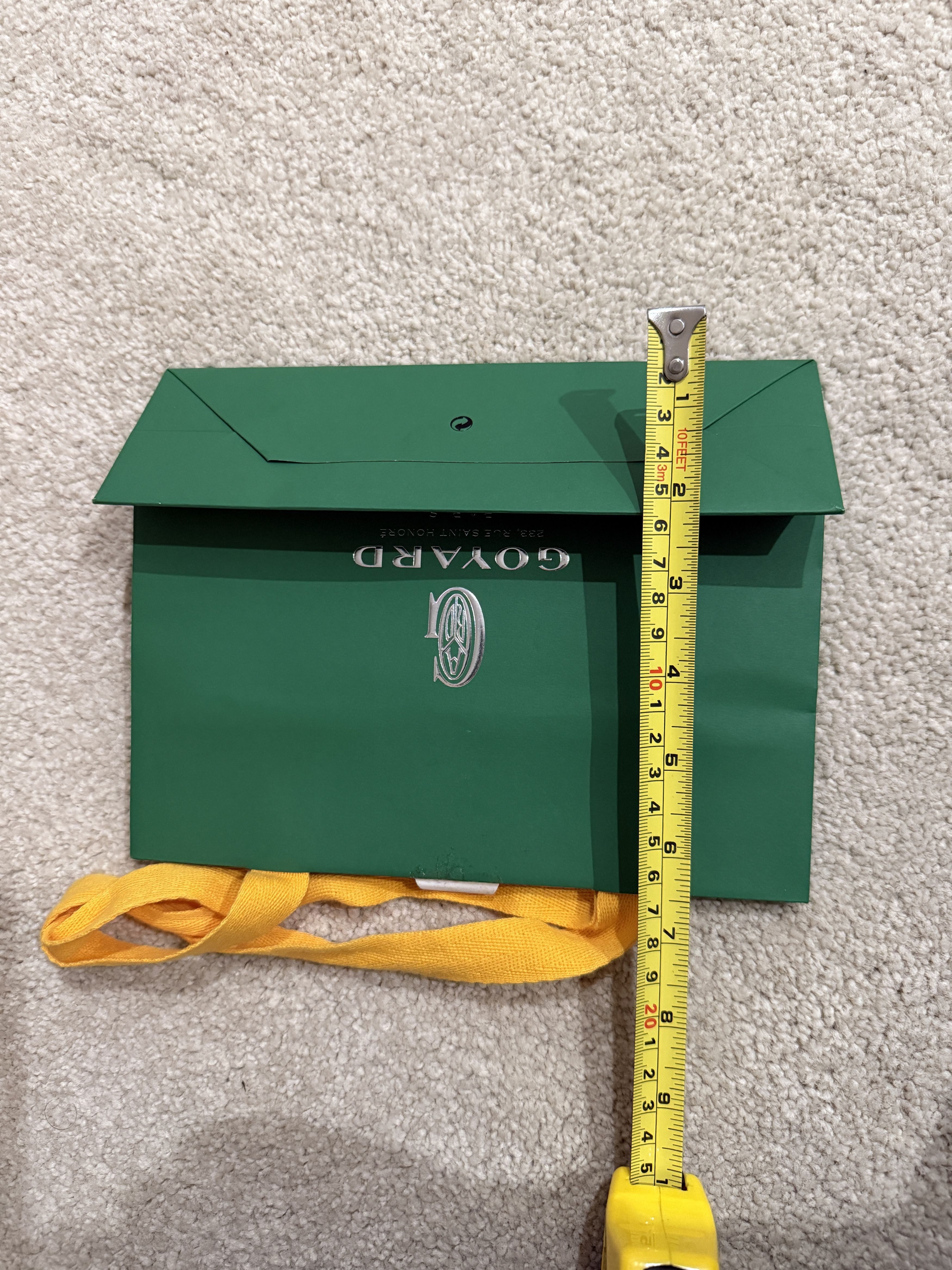 Goyard Authentic Goyard Green Small Paper Shopping Gift Bag Size ONE SIZE - 3 Thumbnail