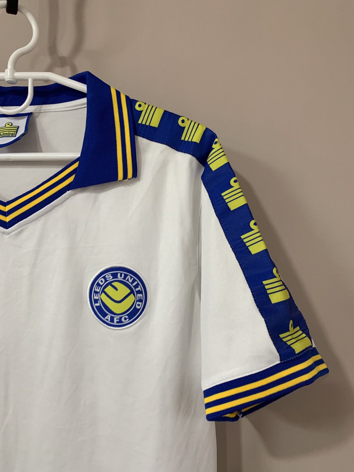 Vintage Leeds United Home Football Shirt Admiral Retro Soccer Jersey Size US L / EU 52-54 / 3 - 3 Thumbnail