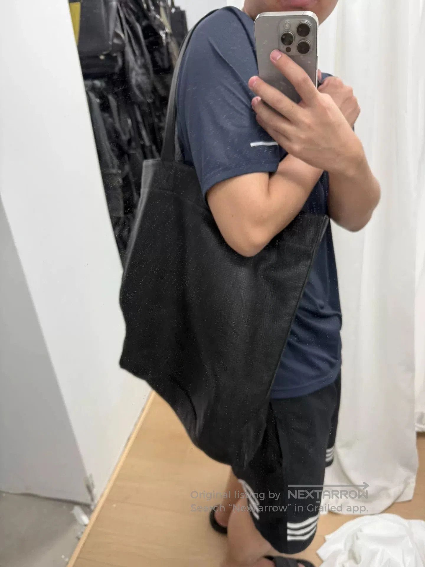 Yohji Yamamoto yohji yamamoto pour homme leather tote bag. Size ONE SIZE - 9 Thumbnail