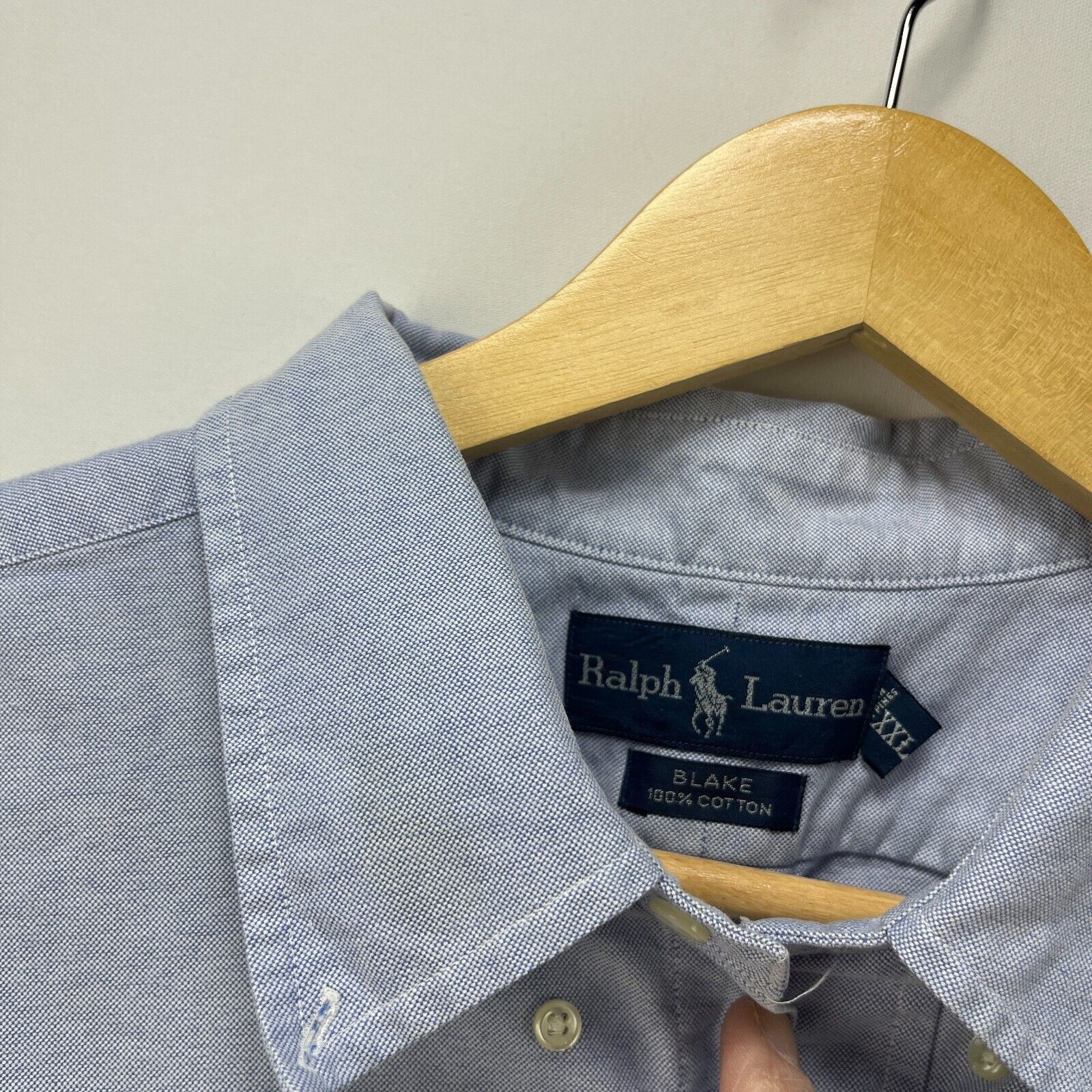 Polo Ralph Lauren × Vintage Vintage 90s Polo Ralph Lauren Button Up Shirt Blake 2XL Size US XXL / EU 58 / 5 - 5 Thumbnail