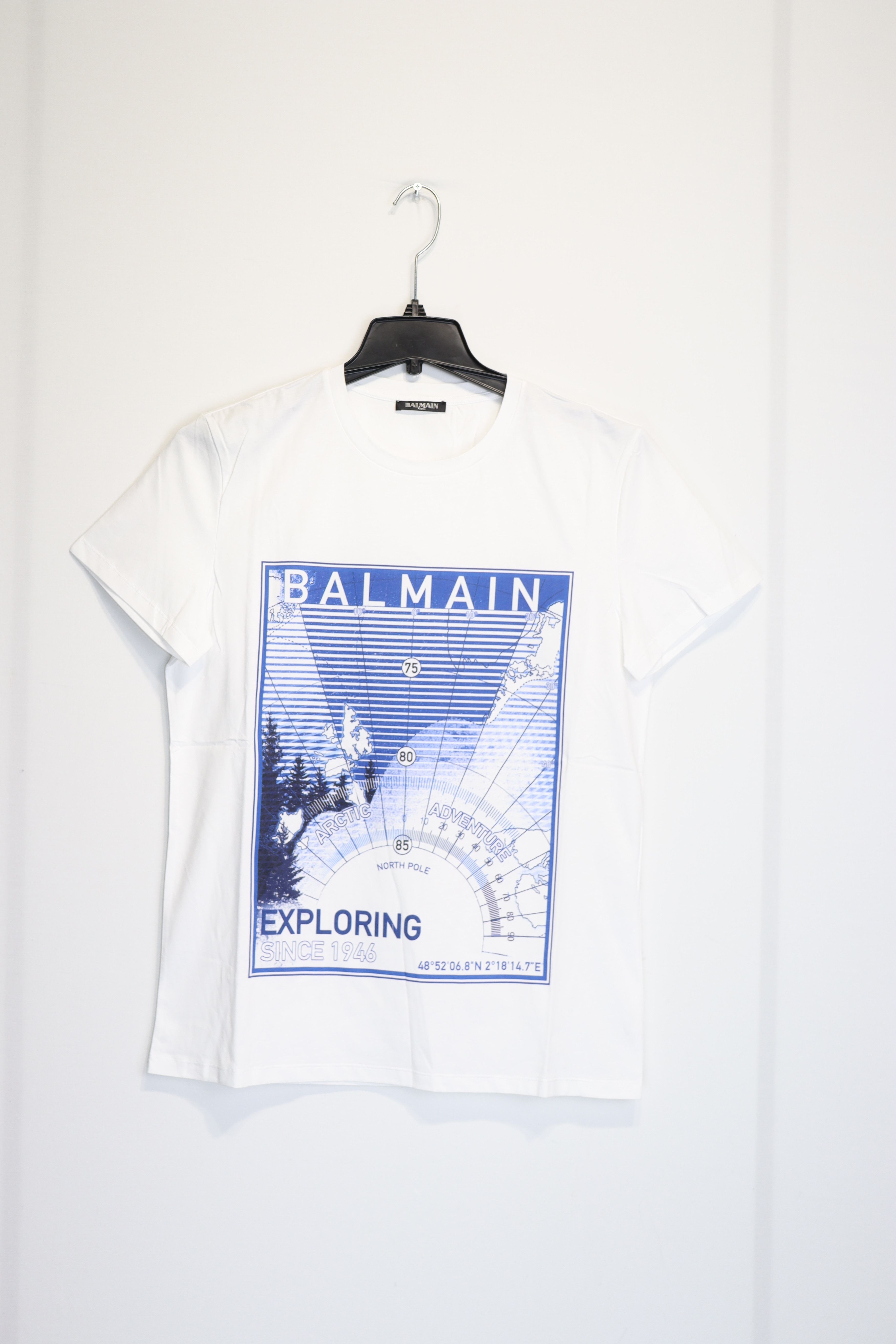 Balmain o1rshd1 T-Shirt in White Size US M / EU 48-50 / 2 - 2 Thumbnail