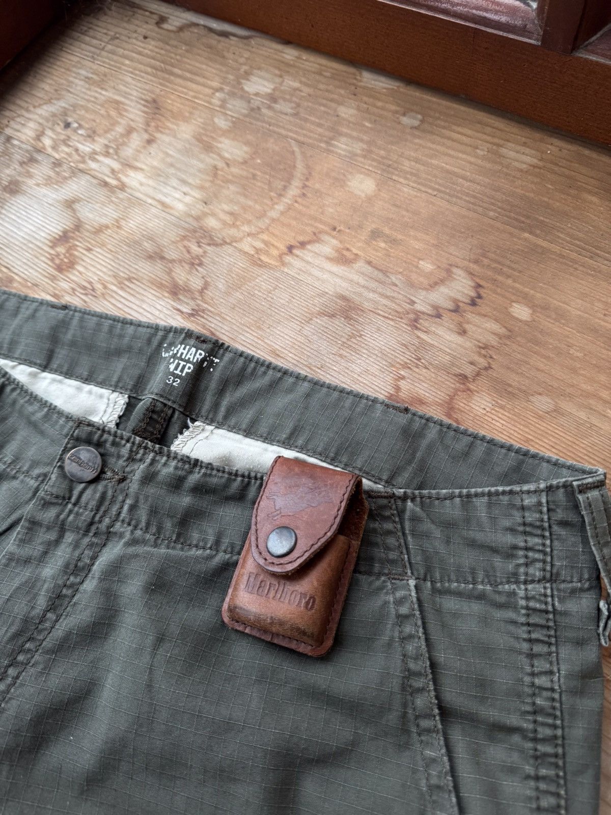 Marlboro × Vintage 🔥Vintage rare 90s Marlboro Rodeo Brown Leather Case Size ONE SIZE - 4 Thumbnail
