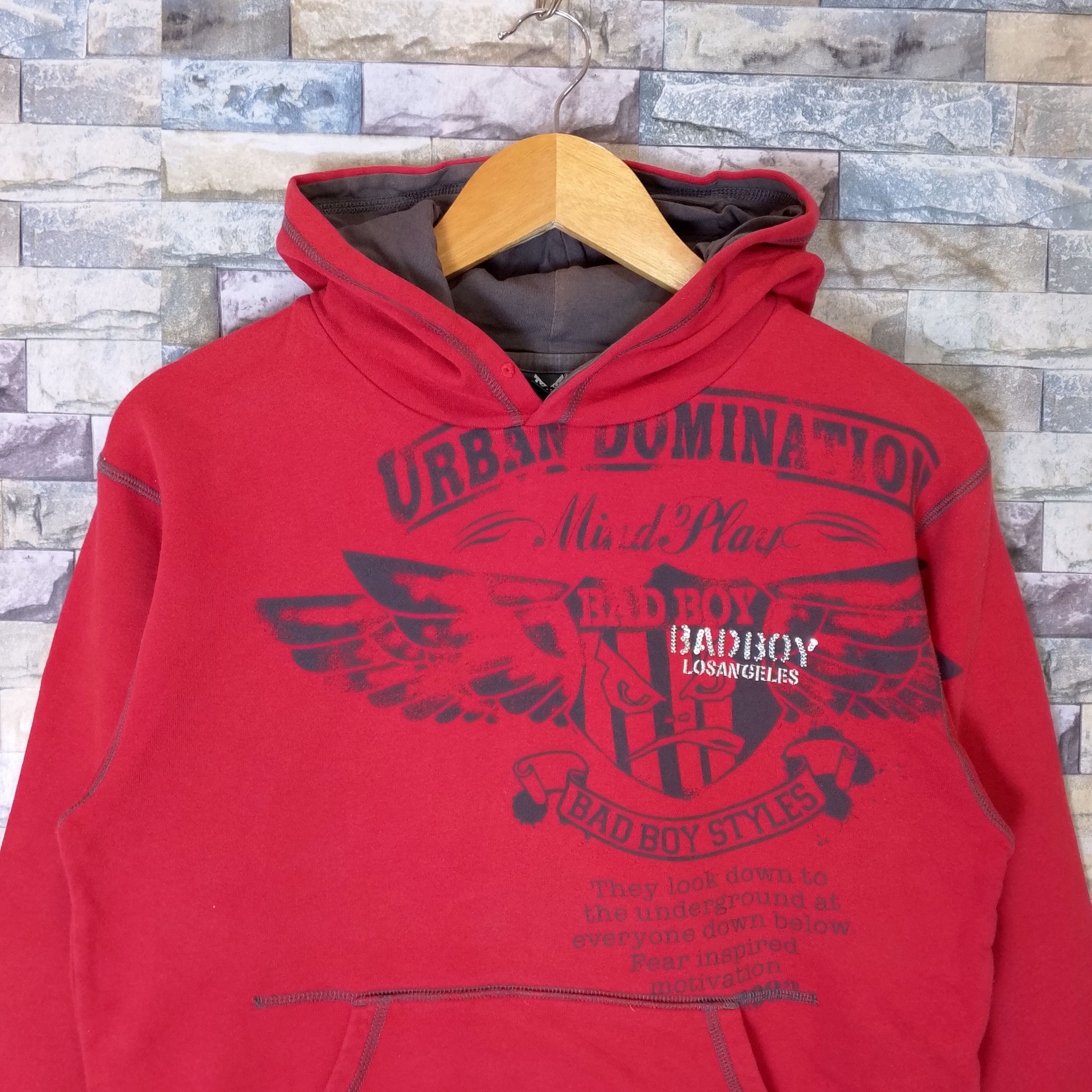 If Six Was Nine Bad boy Poem Pullover Hoodie Ed Hardy LGB Style Size US S / EU 44-46 / 1 - 3 Thumbnail