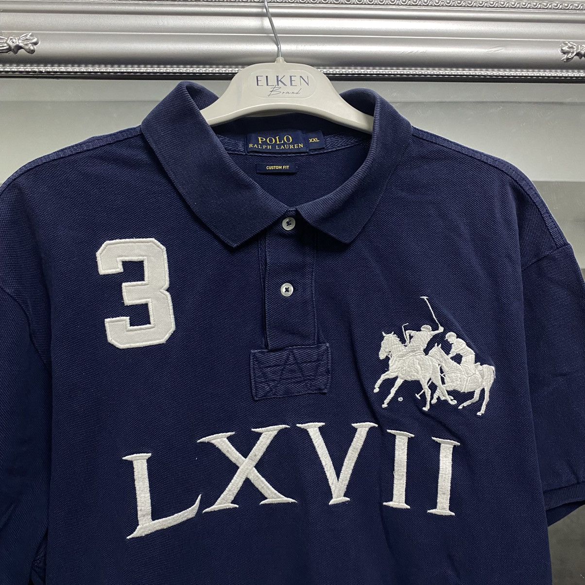 Polo Ralph Lauren Polo Ralph Lauren Polo Shirt Blue LXVll #3 Size US XXL / EU 58 / 5 - 4 Thumbnail