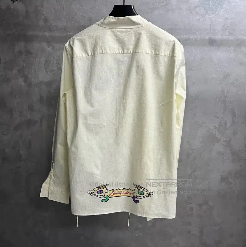 Louis Vuitton Louis Vuitton White Cotton Men's Shirt XL . Size US XL / EU 56 / 4 - 5 Thumbnail