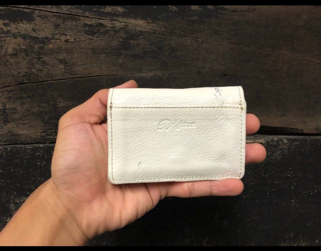 Brighton × Vintage Brighton Monarch Dreams Butterfly Card Case White Leather . Size ONE SIZE - 6 Thumbnail