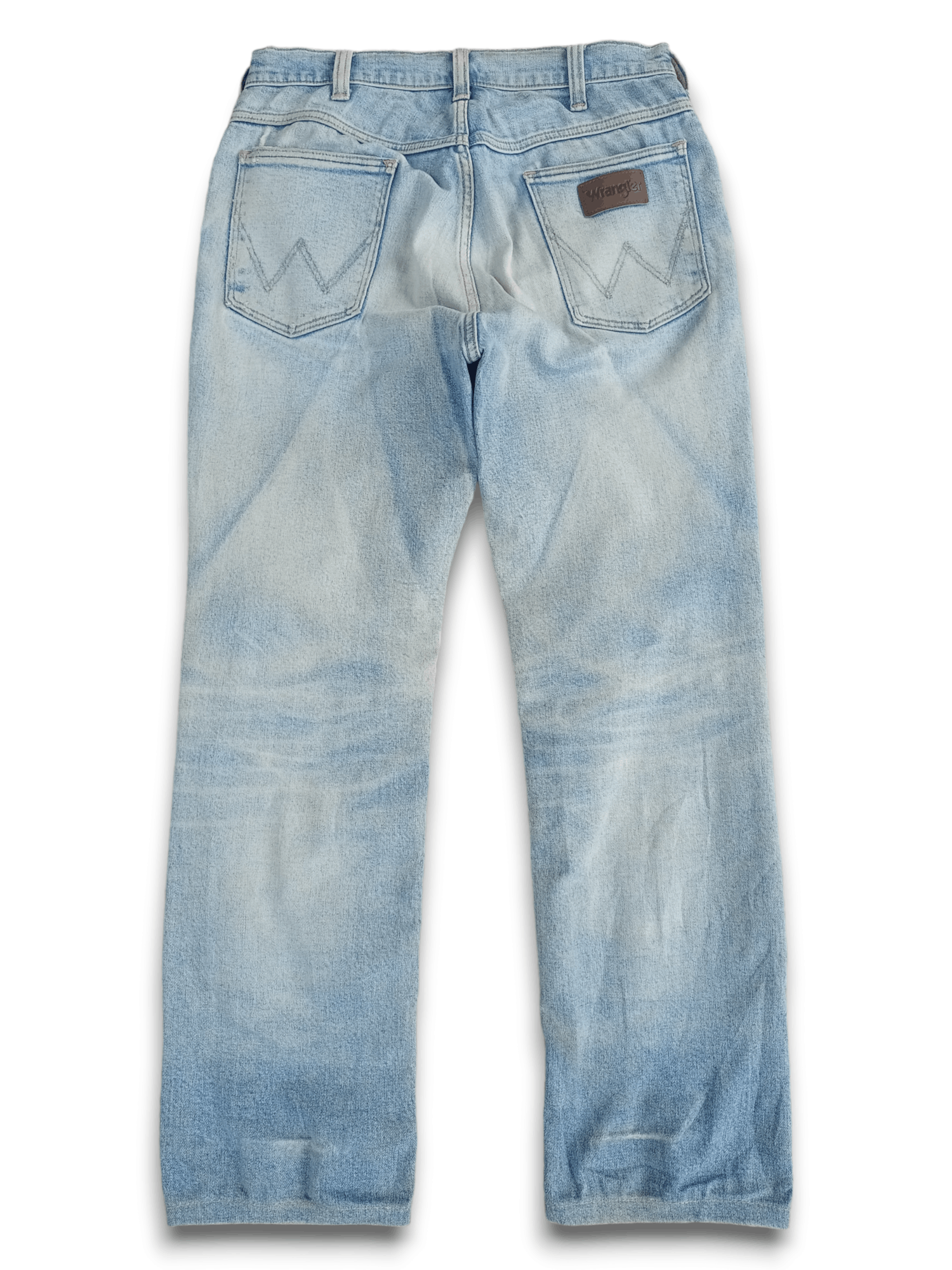 Wrangler SALES🔥Vintage Wrangler Washed Blue Distressed Loose Jeans Size US 28 / EU 44 - 2 Thumbnail