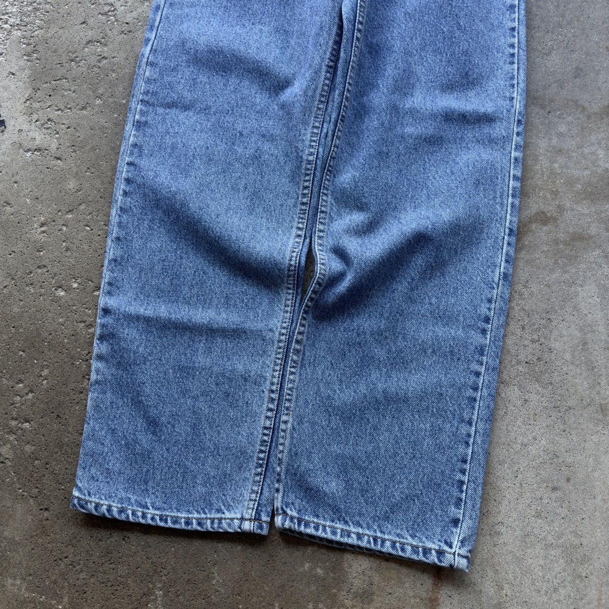 Vintage Levi's 562 Baggy Wide Denim Skater Jeans ERD Grunge Chrome Size US 27 - 11 Thumbnail