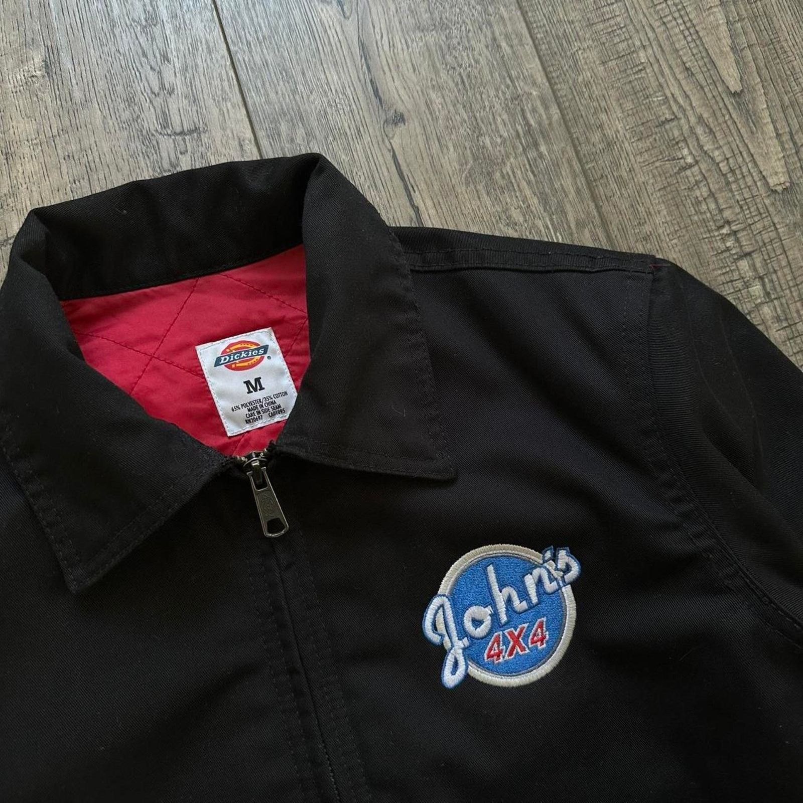 Dickies Y2K Black Cropped Dickies Embroidered John’s 4x4 Work Jacket Size M / US 6-8 / IT 42-44 - 6 Thumbnail