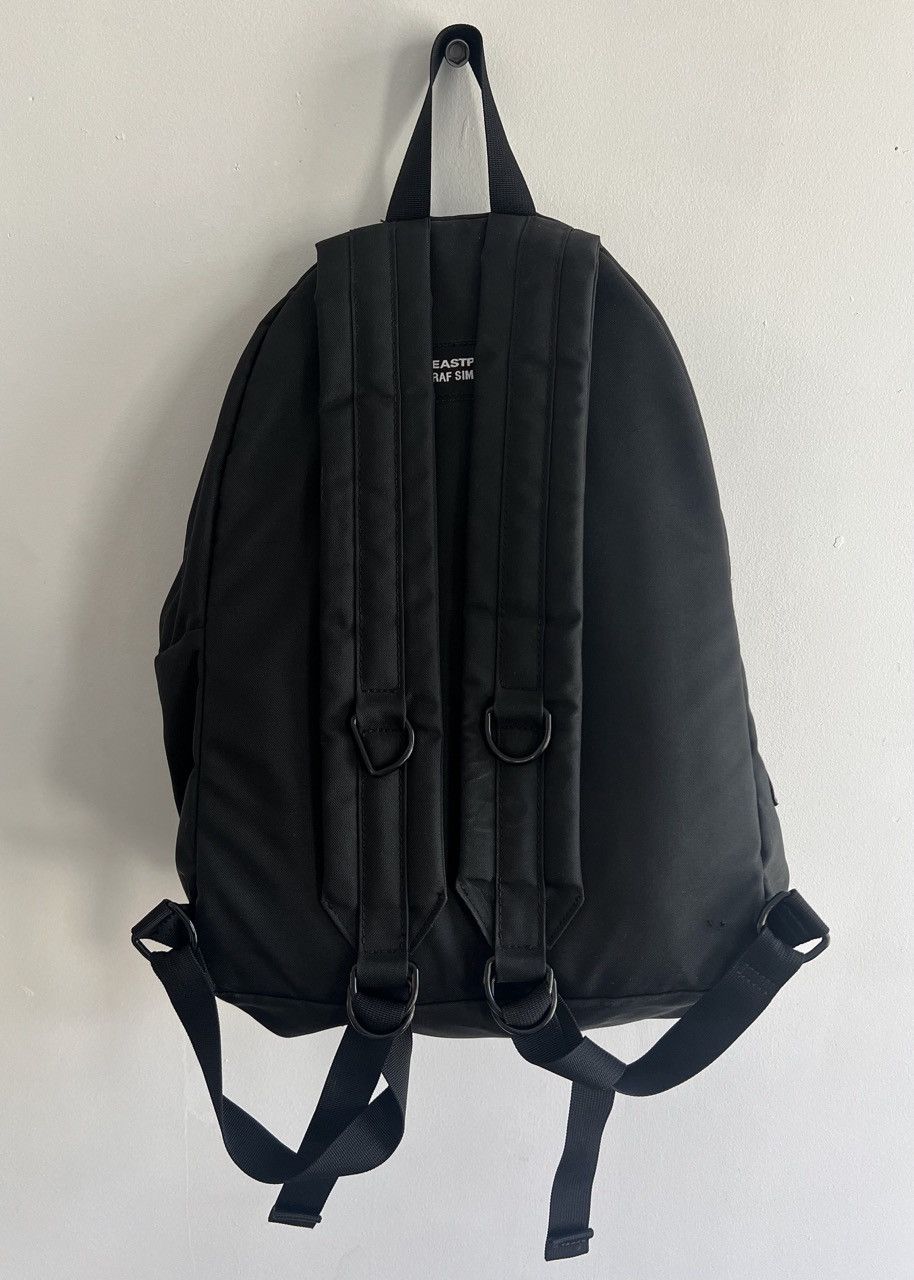 EASTPAK x RAF SIMONS 2008 Crinked Backpack Navy Blue Nylon