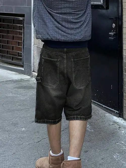 Jean × Vintage Vintage Retro Denim jeans jorts shorts Size US 33 - 2 Thumbnail