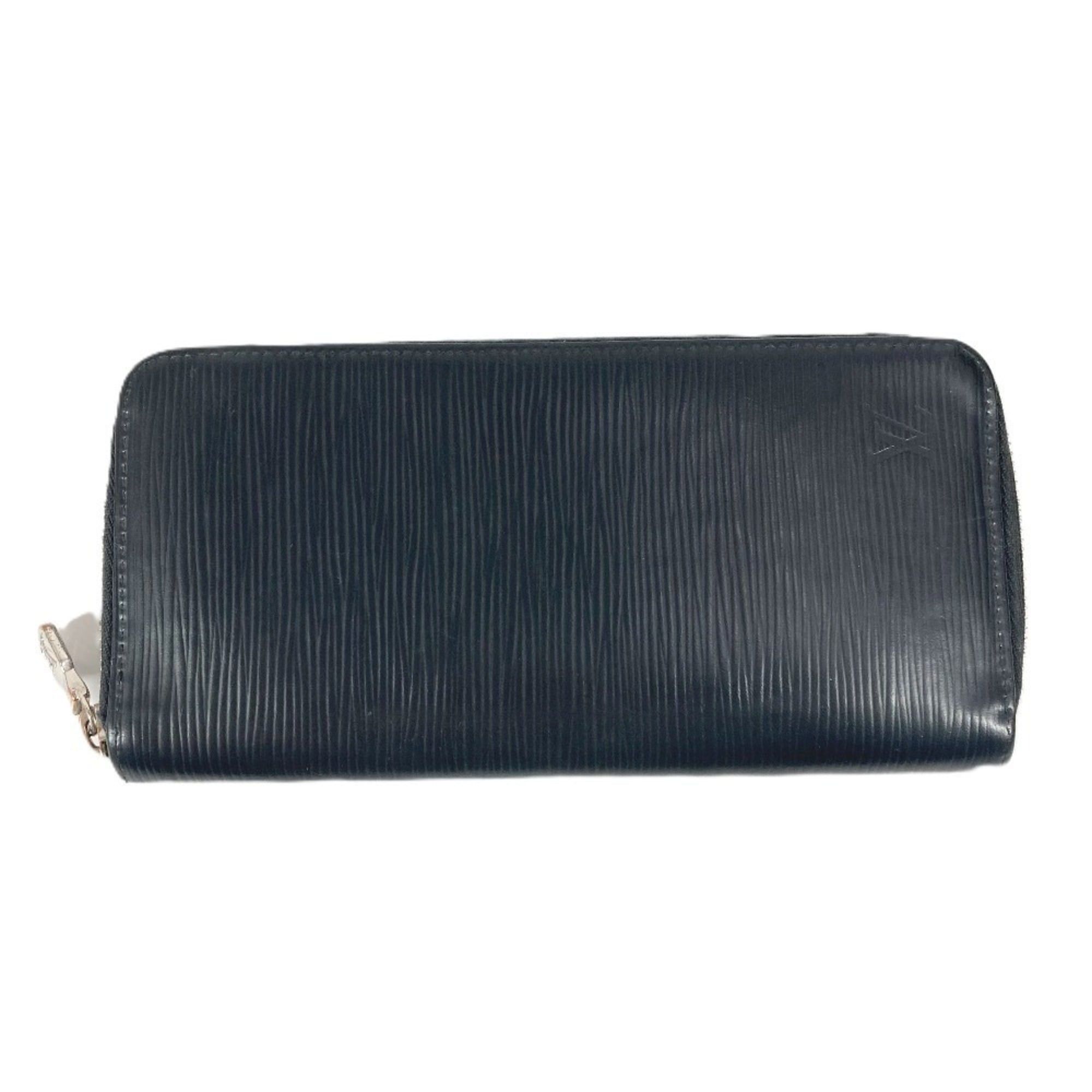 Louis Vuitton LOUIS VUITTON M60965 Epi Zippy Wallet Vertical Long Wallet, Round Zipper, Leather, Men's & Women's, Noir Black Size ONE SIZE - 1 Thumbnail