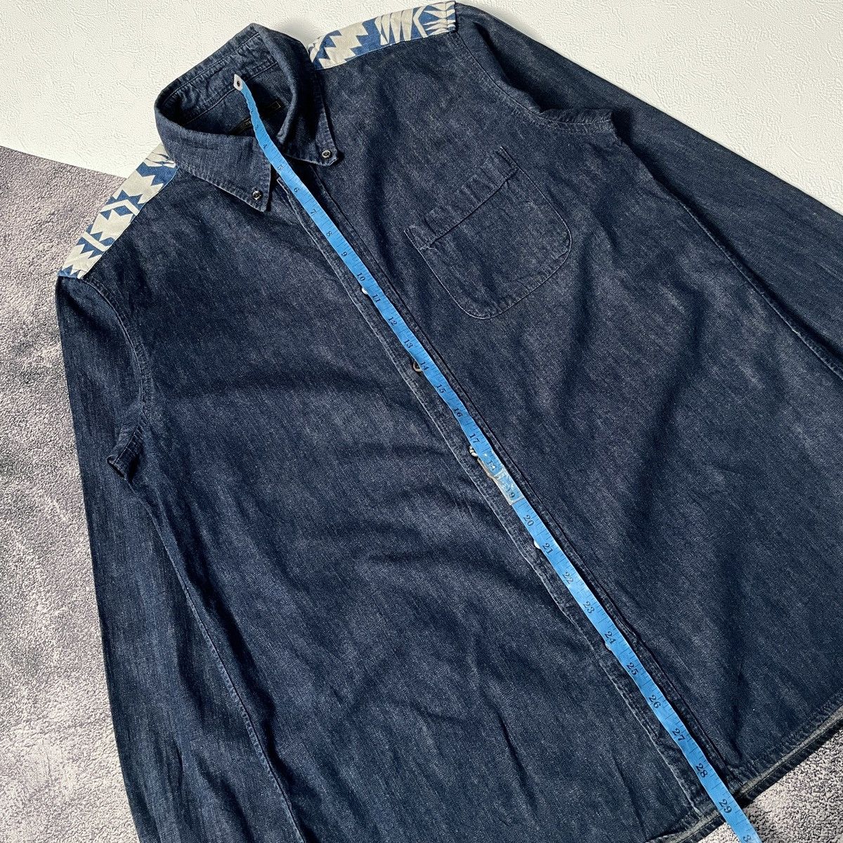 Sophnet. 🔥Sophnet japan western pattern denim shirt Size US L / EU 52-54 / 3 - 10 Thumbnail