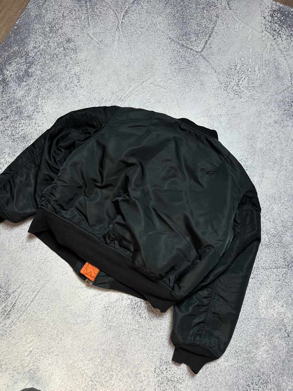 Alpha Industries Vintage 80s Alpha Industries MA-1 Reversible Bomber Jacket Size US XL / EU 56 / 4 - 12 Thumbnail
