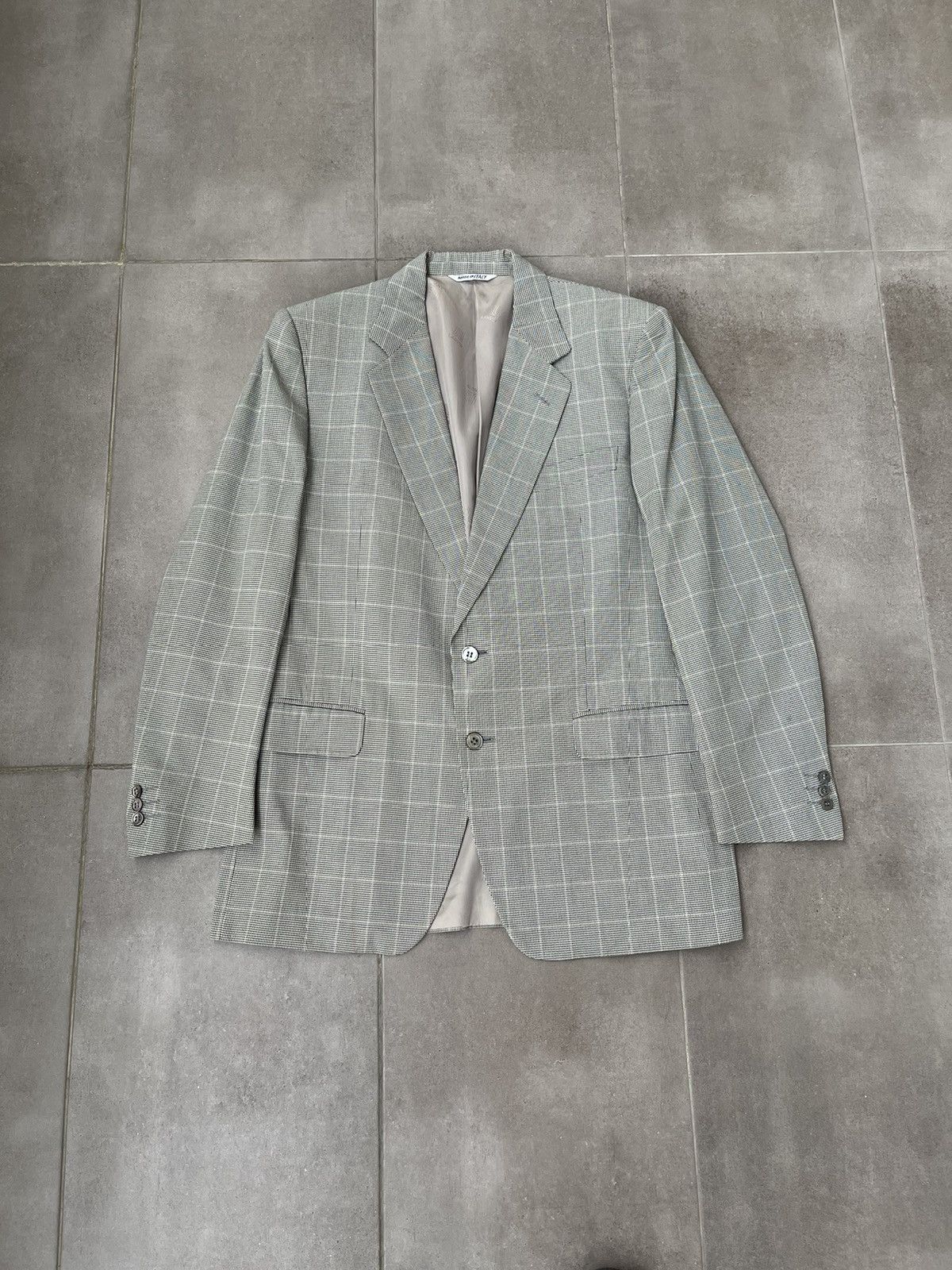 Lanvin Archive Lanvin White Stripped Grey Blazer Size 38R - 1 Thumbnail