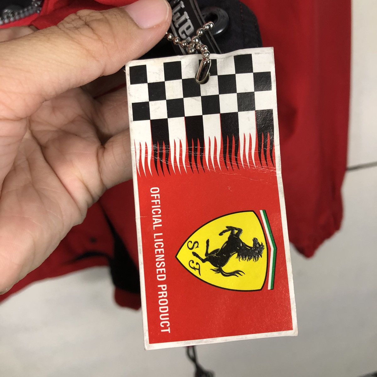 Japanese Brand 📌Vintage Zipper Jacket Racing Ferrari New With Tag Size US XL / EU 56 / 4 - 19 Thumbnail