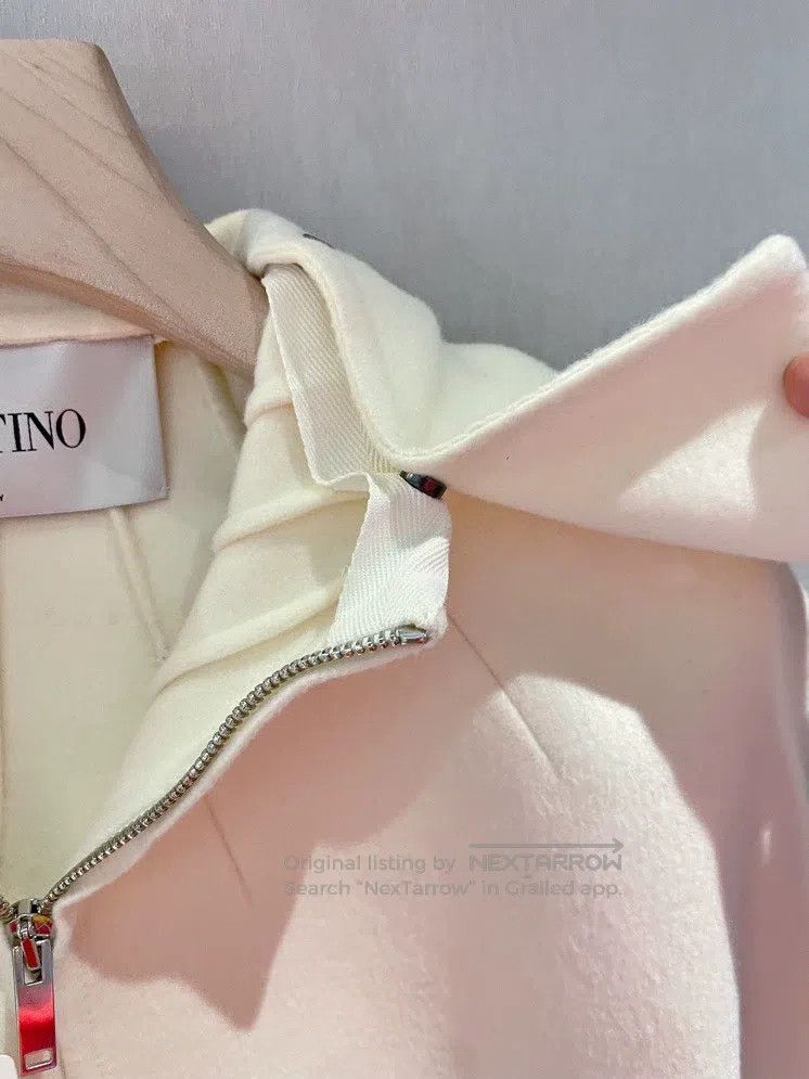 Valentino Valentino Wool and cashmere hooded cape coat Size S / US 4 / IT 40 - 2 Thumbnail